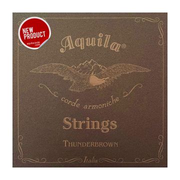 Preview van Aquila 165U thunder Brown for uke Bass EADG 4 strings 18-21&rdquo; / 46-53 cm scale