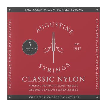 Preview van Augustine Classic/Red-3PK Medium Tension 3 pack