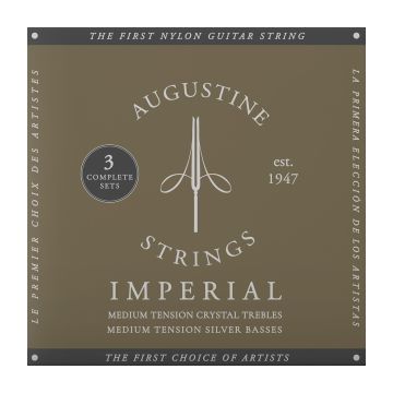 Preview van Augustine Imperial/Red-3PK Medium Tension 3 Pack