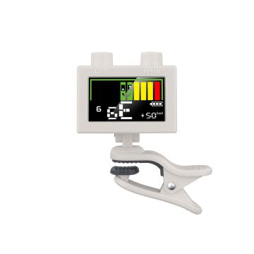 Preview van Cherub WST-570LI-WHT rechargeable chromatic clip tuner ‘LETU’ White