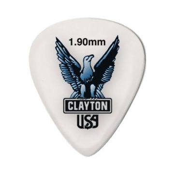 Preview van Clayton S190 ACETAL/POLYMER PICK STANDARD 1.90MM