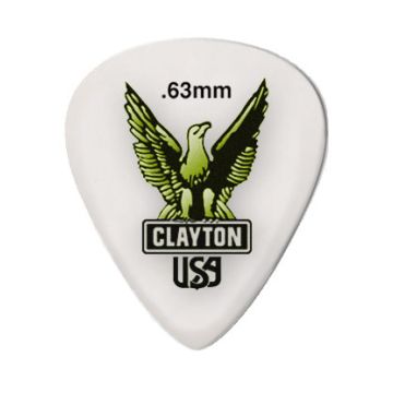 Preview van Clayton S63 ACETAL/POLYMER PICK STANDARD .63MM