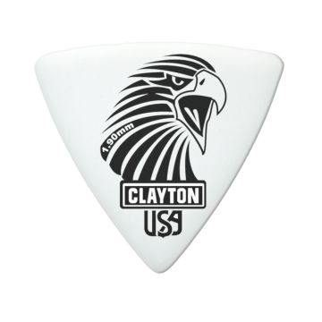 Preview van Clayton SART190 SHARP ACETAL/POLYMER PICK ROUNDED TRIANGLE 1.90MM