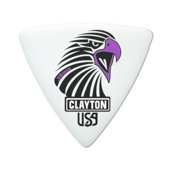 Preview van Clayton SART38 SHARP ACETAL/POLYMER PICK ROUNDED TRIANGLE .38MM