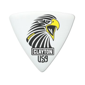 Preview van Clayton SART80 SHARP ACETAL/POLYMER PICK ROUNDED TRIANGLE .80MM