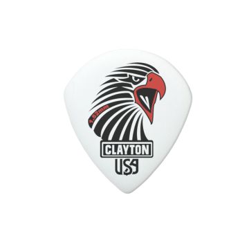 Preview van Clayton SAST152 SHARP ACETAL/POLYMER PICK SMALL TEARDROP 1.52MM