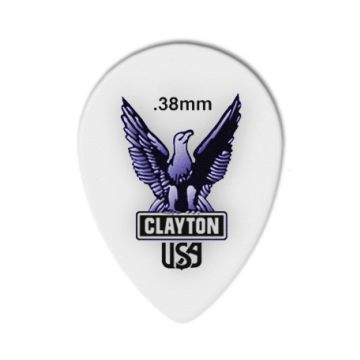 Preview van Clayton ST38 ACETAL/POLYMER PICK SMALL TEARDROP .38MM