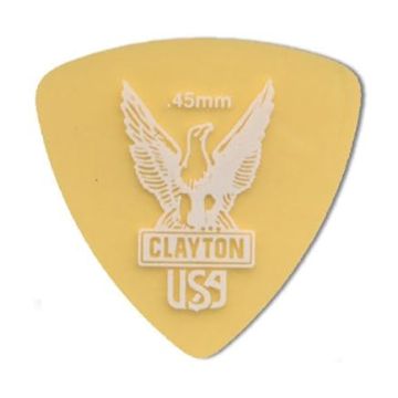 Preview van Clayton URT45 ULTEM TORTOISE PICK ROUNDED TRIANGLE .45MM