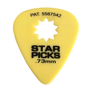 Preview van Cleartone Star Pick Yellow 0.73mm