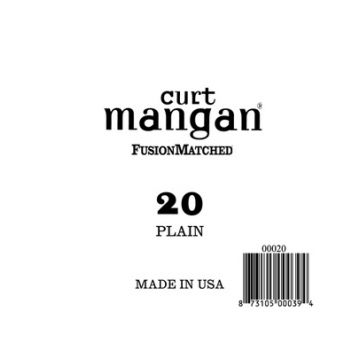 Preview van Curt Mangan 00020 .020 Single Plain steel Electric or Acoustic