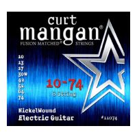 Thumbnail van Curt Mangan 11074 10-74  8 string medium Nickel Wound