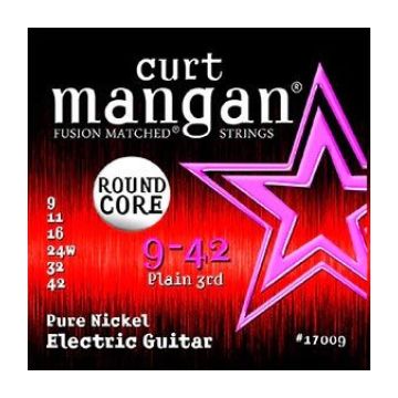 Preview van Curt Mangan 17009 9-42 Light ROUND CORE Pure Nickel