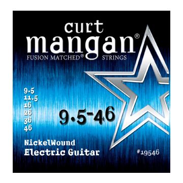 Preview van Curt Mangan 19546 9.5-46 Half step regular light Nickel wound