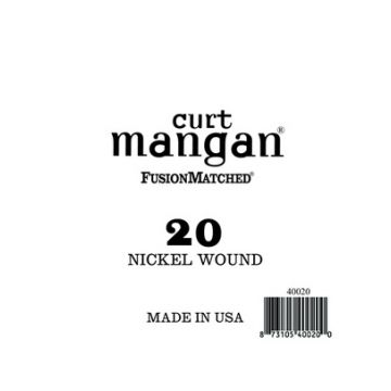 Preview van Curt Mangan 40020 .020 Single Nickel Wound Bass