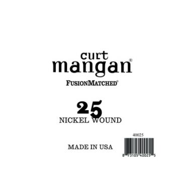 Preview van Curt Mangan 40025 .025 Single Nickel Wound Bass
