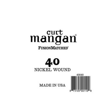 Preview van Curt Mangan 40040 .040 Single Nickel Wound Bass
