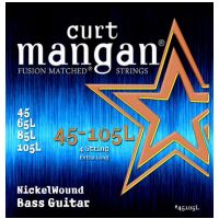 Thumbnail van Curt Mangan 45105L extra Long Scale 45-105 medium Nickel Wound