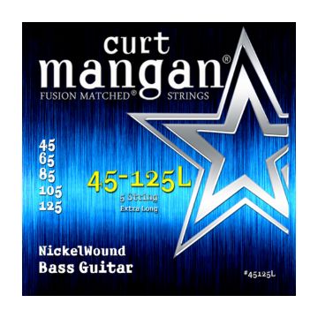 Preview van Curt Mangan 45125 45-125 Nickel Bass 5-Strings Long Scale