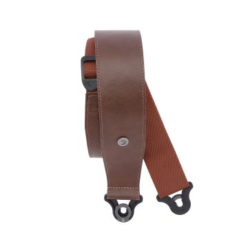 Preview van D&#039;Addario 25BAL02 Comfort Leather Auto Lock Guitar Strap, Brown