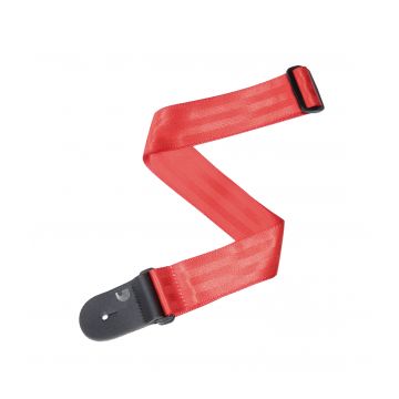 Preview van D&#039;Addario 50SB01 Seat Belt Guitar Strap, RED 50mm