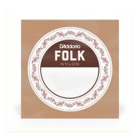 Thumbnail van D&#039;Addario BES037W Folk Nylon Guitar Single String, Silver Wound, Ball End, .037