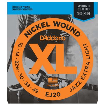 Preview van D&#039;Addario EJ20 XL nickelplated steel