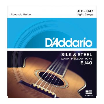 Preview van D&#039;Addario EJ40 Silk &amp; Steel Folk, 11-47