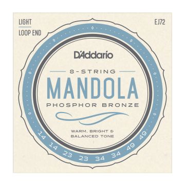 Preview van D&#039;Addario EJ72 Mandola Phosphor Bronze Light CGDA