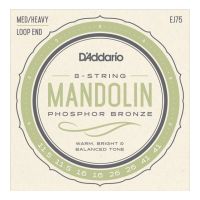 Thumbnail van D&#039;Addario EJ75 Mandolin Strings, Phosphor Bronze, Medium/Heavy, 11.5-41