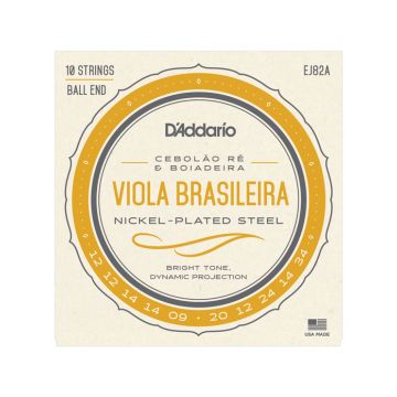 Preview van D&#039;Addario EJ82A Viola Brasileira Set, Cebolao Re and Boiadeira