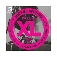 Thumbnail van D&#039;Addario EXL120+-3D XL nickelplated steel 3-pack