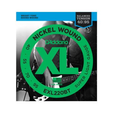 Preview van D&#039;Addario EXL220BT Nickel Wound, Balanced Tension Super Light, 40-95