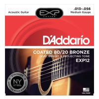 Thumbnail van D&#039;Addario EXP12 Medium Coated 80/20 bronze