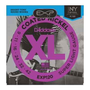 Preview van D&#039;Addario EXP120 Super light EXP coated nickel plated steel