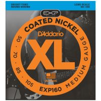 Thumbnail van D&#039;Addario EXP160 Coated Nickel Wound Bass, Medium, 50-105, Long Scale