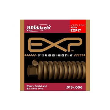 Preview van D&#039;Addario EXP17 Medium Coated phosphor bronze classic