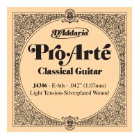 Thumbnail van D&#039;Addario J4306 Pro-Art&eacute; Nylon Classical Guitar Single String, Light Tension, E6 Sixth String
