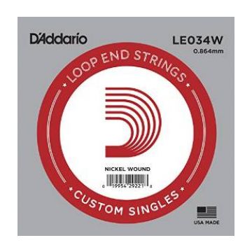 Preview van D&#039;Addario LE034W Nickel wound Loop-end Electric Acoustic