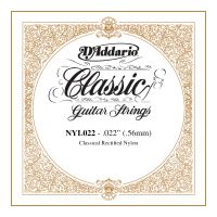 Thumbnail van D&#039;Addario NYL022 Rectified Nylon Classical Guitar Single String .022