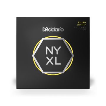 Preview van D'Addario NYXL32130MS , 32-130 Regular Light 6-String, Multiscale, NYXL