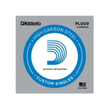 Preview van D&#039;Addario PL009 Plain steel Electric or Acoustic