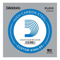 Thumbnail van D'Addario PL010 Plain steel Electric or Acoustic