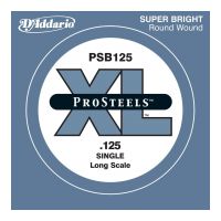 Thumbnail van D&#039;Addario PSB125 ProSteels Bass Guitar Single String, Long Scale, .125