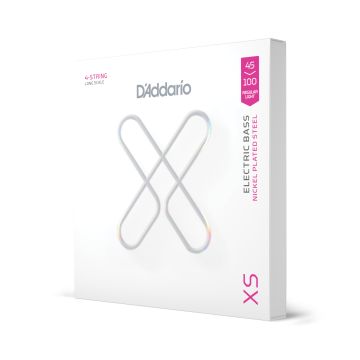 Preview van D'Addario XSB45100 45-100 Regular Light , Long Scale, XS Nickel