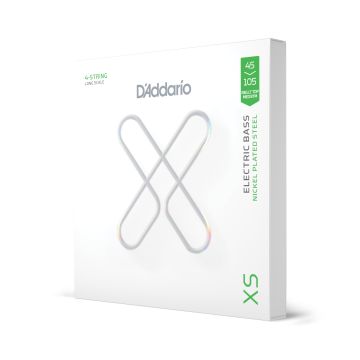 Preview van D'Addario XSB45105 45-105 Regular Light Top/Medium Bottom, Long Scale, XS Nickel