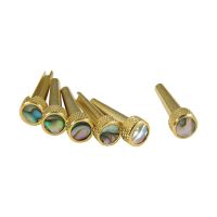 Thumbnail van D&#039;Andrea TP2A  Tone Pins ~ Solid Brass with Abalone Inlay ~ Set of 6