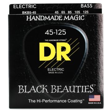 Preview van DR Strings BKB5-45 Black Beauties Coated Medium 5-String .045 - .125
