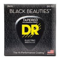 Thumbnail van DR Strings BKBT-50 Taper Heavy Black Beauties Black coated
