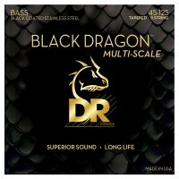 Thumbnail van DR Strings DBSMB5-45 BLACK DRAGON™Multiscale 5-String Medium