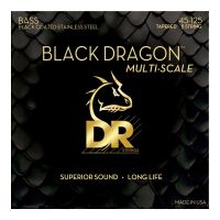 Thumbnail van DR Strings DBSMB5-45  BLACK DRAGON&trade;Multiscale 5-String  Medium